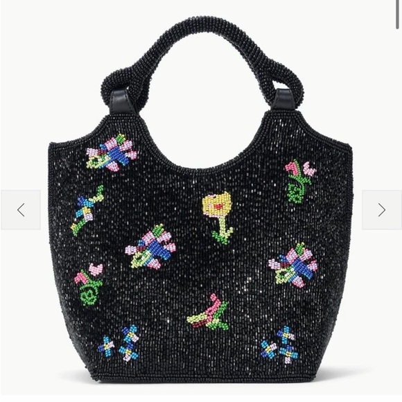Handbags - STAUD Beaded Cote Bag - First Bloom Night
